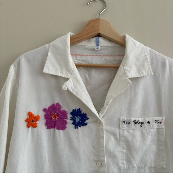 ALEXANDER MCQUEEN Genesis Ii Embroidered Printed Cotton-Canvas Mini Shirt Dress - Picture 5 of 8